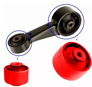 Kit 2 Bucha Coxim Motor Torque Toyota Camry 3.5 V6 - 2013 em Pu Poliuretano