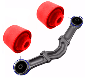 2 Bucha Braco Diferencial Traseiro Pajero Full 2003 2004