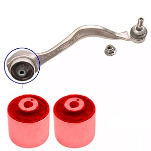 Par Buchas Braço Dianteiro Curvo Bmw X4 (g01) Xdrive 2020 em Pu Poliuretano