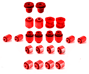 22 Buchas Suspensão Diânteira E Traseira Civic 1996 Até 2000 em Pu Poliuretano