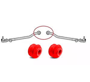 2 Bucha Caixa Barra Direção Vectra Astra 1993 1994 1995 1996 em Pu Poliuretano