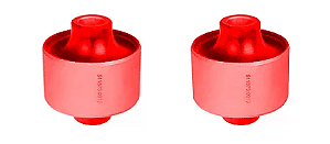 2 Buchas Maiores Bandeja Dianteira Ford Transit 2.4 08 09 10 11 em Poliuretano