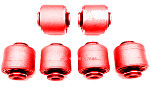 Kit 8 buchas suspensão traseira Jeep Cherokee 2015 Em Poliuretano