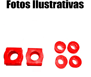 Kit Bucha Suspensao Diant Peugeot 504 92 93/. (kit 6 Peças) Em Poliuretano