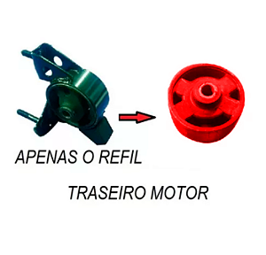 Refil Coxim Calço Traseiro Motor Corolla  98 A 2001 Medidas 79x65 em PU