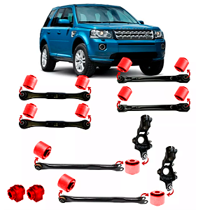 Kit 14 Buchas Suspensão Traseira Land Rover Freelander 2 06/