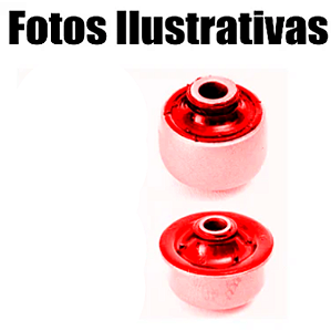 Kit 2 Bucha Balança Bandeja Dianteira Ford Verona /logus/ escort sapao  Em Poliuretano