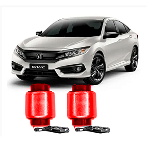 Par Bucha Bandeja Traseira Honda Civic G10 2016 Á 2021 Em Pu Poliuretano