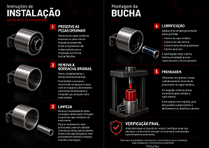Kit 4 Buchas Refil Para Balança Bandeja Nissan Kicks March Versa Todos