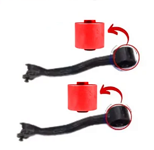 Buchas braço semi curvo Suspensão Traseira Pajero Full 2001 A 2018 em Pu Poliuretano