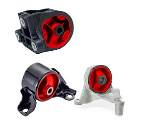 Kit 3 Coxim Calço Motor Cambio Civic 1.7 2001/2006 Manual Pu