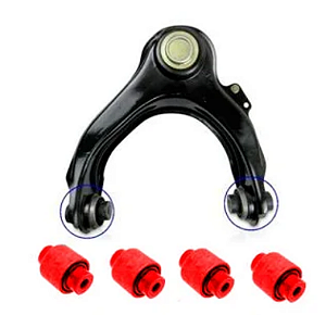 4 buchas da bandeja superior dianteira