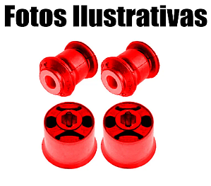 4 Bucha Bandeja Dianteiro Fox Polo Space Crossfox Pacote Em Poliuretano Pronta entrega