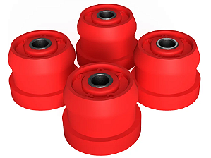 Par Bucha Bandeja Dianteira Traseir Citroen C4 Peugeot 307 Em Poliuretano Pronta Entrega