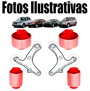 Kit Buchas Bandeja Dianteira Subaru Impreza 2.0 Sw 2008-2018 Pronta Entrega