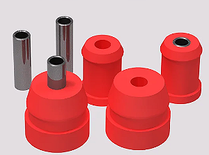 4 Kit Bucha Bandeja Dianteira Fiat Stilo E Bravo Todos Em Poliuretano Pronta Entrega