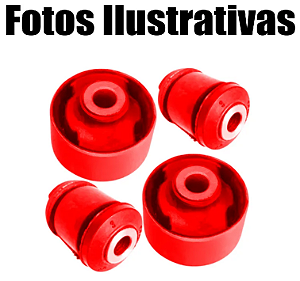 Kit 4 Buchas Das Bandejas Balanças Hyundai Elantra 2011 / 16 Em Poliuretano Pronta Entrega