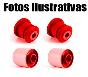 Kit Bucha Balança Bandeja Dianteira Ford Ecosport 2003 2012 Em Poliuretano Pronta Entrega