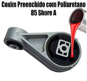 Coxim Traseiro do Câmbio FOCUS Preenchido em Poliuretano Pronta Entrega