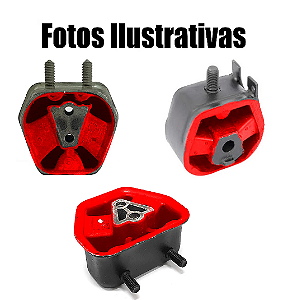 Kit 3 Coxim Motor Cambio Monza 82/90 Preenchido em Poliuretano