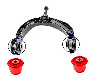 Kit 4 Buchas Bandeja Suspensão Dianteira Mercedes Ml350 - 2009 em Pu Poliuretano