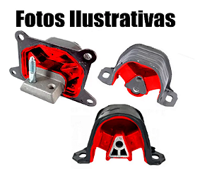 Kit 3 Coxim Motor Cambio Ld Le Com Ar Prisma Corsa Celta Em Poliuretano PU