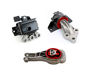 Kit 3 Coxim Motor Câmbio Auto Cobalt Onix Spin Prisma 13/16 Em POLIURETANO