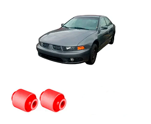 2 Buchas Manga de eixo Suspensão traseira Mitsubishi Galant 1992 A 2005 em Pu Poliuretano