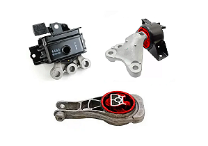Kit Coxim Motor Gm Onix Prisma 1.0 1.4 2017... Automatico Preenchido em Poliuretano