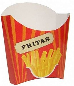 Embalagem Para Batata Frita Estilo Mac - Kit 50 Unidades