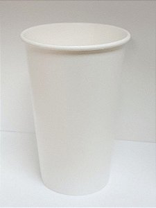 Copo de papel 300 ml - Branco - 50 Unidades