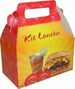 Embalagem Kit Lanche 18x10x14cm - 50 Unidades