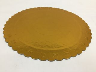Cake Board Dourado para Doces 24cm - 20 Unidades