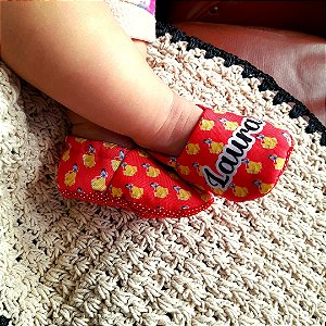 Sapatinho para bebê personalizável