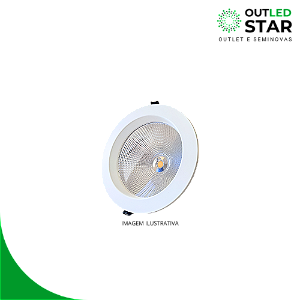 DOWNLIGHT 30W - AMARELA 3000K / LENTE 70° - OUTLET