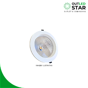 DOWNLIGHT 20W - 3000K(AMARELA)  /  LENTE 70° - OUTLET