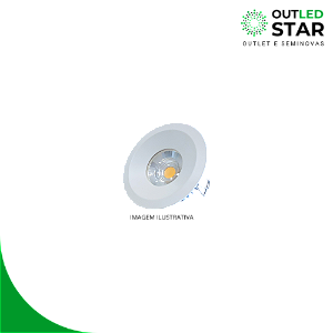 DOWNLIGHT 15W - 3000K(AMARELA)  /  LENTE 60° - OUTLET