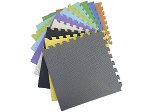 Kit 8 Tatames Tapetes EVA 50x50x1cm 10mm Infantil Bebê
