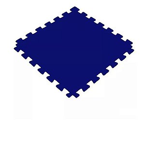 Tatame Tapete EVA 100x100x1cm 10mm Azul Dinamarca (marinho)
