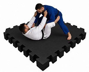 Tatame Tapete EVA 1x1 Metro 30mm 100x100x3cm PRETO