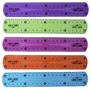 Régua Flexível 20cm Cores Sortidas