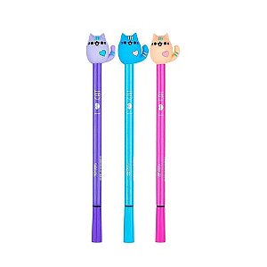 Caneta Fofa Hidrográfica Fineliner Love Cat 0,4mm Gatinho - BRW