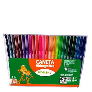 Canetinha Hidrocor 24 Cores - LeoeLeo