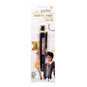 Caneta Esferográfica Troca Frases Harry Potter 1.0mm - Leo&Leo