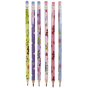 Lápis HB com Borracha Lilac Fields By Sof Nova Coleção 2023 - Molin