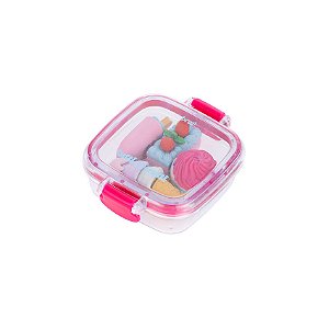 Marmitinha Borracha Fofa Docinhos Tutti Frutti  4und- BRW