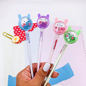 Caneta Fofa Cristal Gatinho Cute - Lovelypen