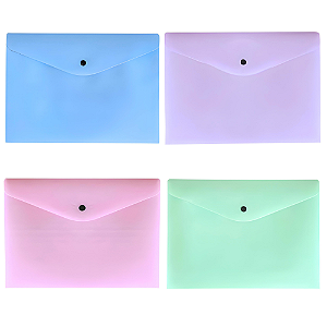 Envelope Com Botão A4 Serena Pastel - Dello