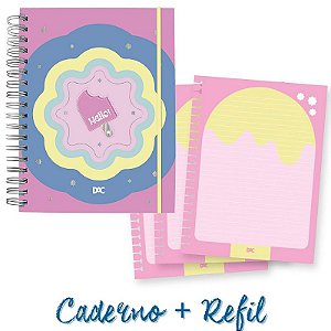 Kit Caderno Smart Hello + Refil Universitário - DAC