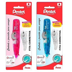 Fita Corretiva 6m c/ Refil Grátis - Pentel